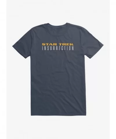 Flash Sale Star Trek Insurrection Title T-Shirt $8.41 T-Shirts
