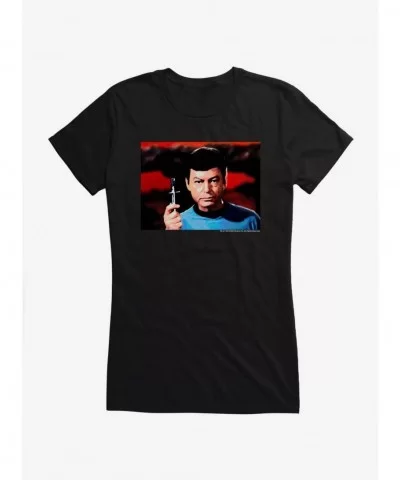 Trend Star Trek Bones Hypospray Girls T-Shirt $7.57 T-Shirts