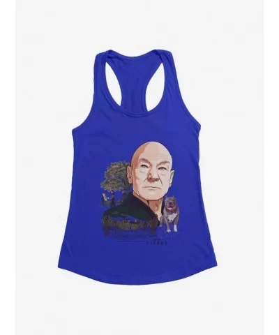 Festival Price Star Trek: Picard Trusty Number One Girls Tank $9.56 Tanks