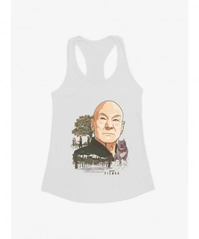 Festival Price Star Trek: Picard Trusty Number One Girls Tank $9.56 Tanks