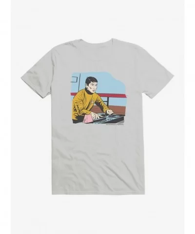 Seasonal Sale Star Trek Hikaru Pose T-Shirt $5.74 T-Shirts