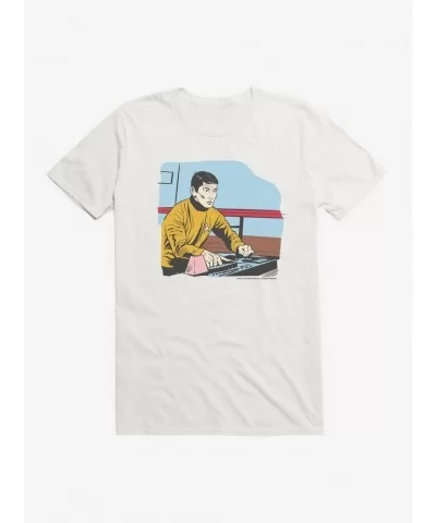 Seasonal Sale Star Trek Hikaru Pose T-Shirt $5.74 T-Shirts