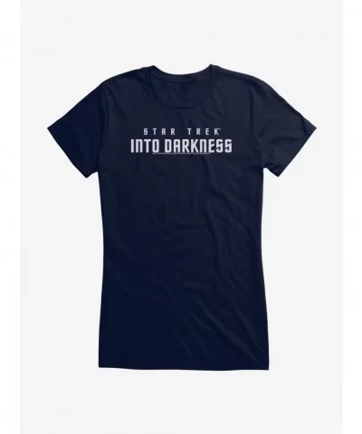 Big Sale Star Trek Into Darkness Simple Color Logo Girls T-Shirt $7.97 T-Shirts