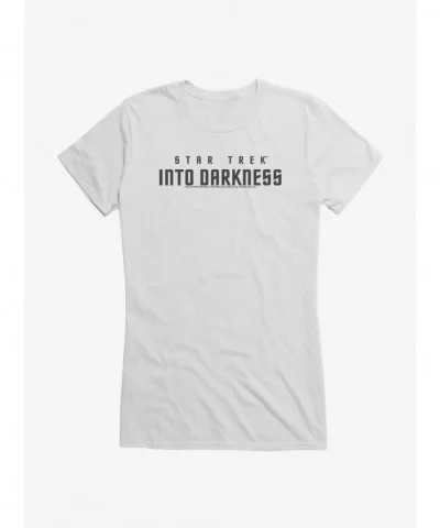 Big Sale Star Trek Into Darkness Simple Color Logo Girls T-Shirt $7.97 T-Shirts