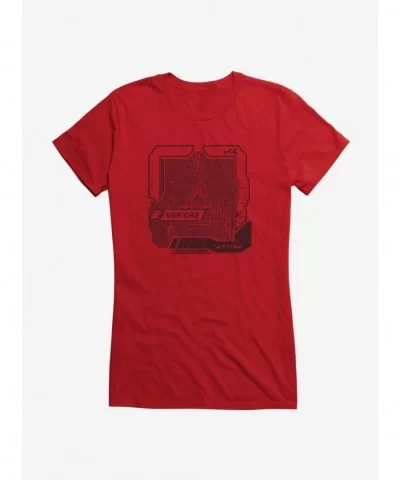Exclusive Price Star Trek Klingon Vor'cha Girls T-Shirt $9.76 T-Shirts