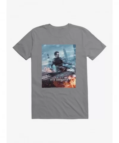 Flash Sale Star Trek XII Into Darkness Poster T-Shirt $8.60 T-Shirts