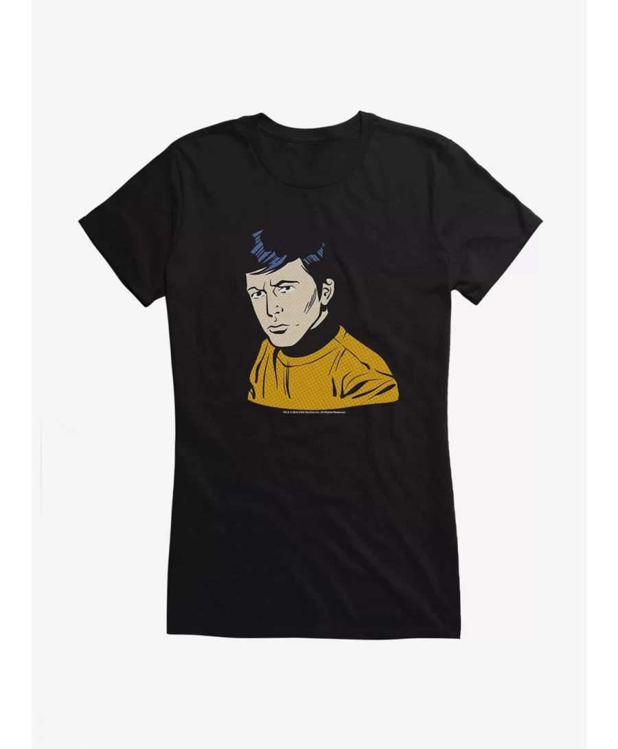 Sale Item Star Trek Pavel Pop Art Girls T-Shirt $9.56 T-Shirts