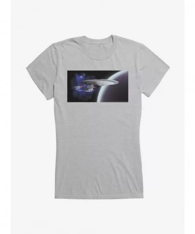 Trend Star Trek TNG Cats Spaceship Girls T-Shirt $9.36 T-Shirts
