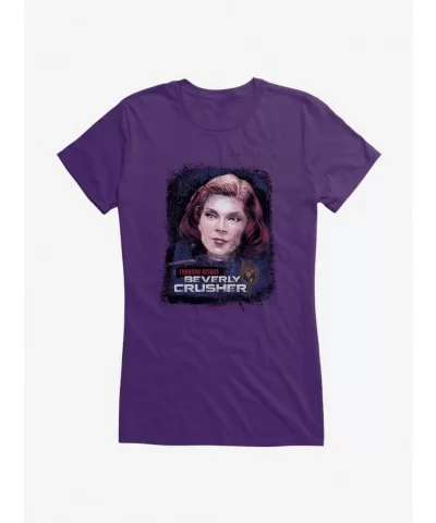 High Quality Star Trek: The Next Generation Mirror Universe Beverly Crusher Girls T-Shirt $6.37 T-Shirts