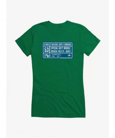 Cheap Sale Star Trek Deep Space 9 Medical Palette Girls T-Shirt $7.97 T-Shirts