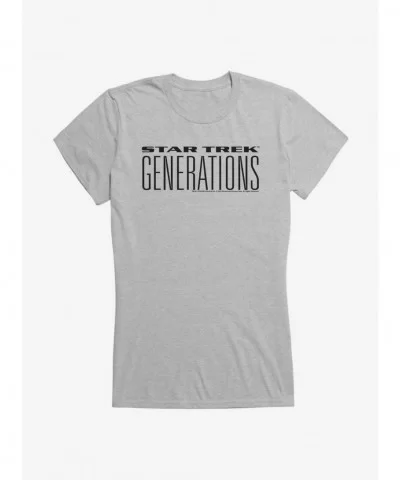 Unique Star Trek Generations Girls T-Shirt $7.37 T-Shirts