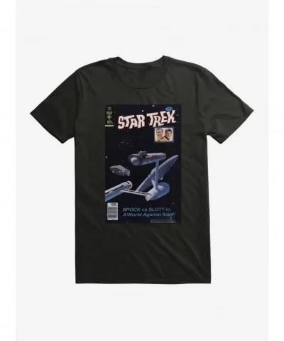 Seasonal Sale Star Trek The Original Series Spock Vs Slott T-Shirt $6.12 T-Shirts