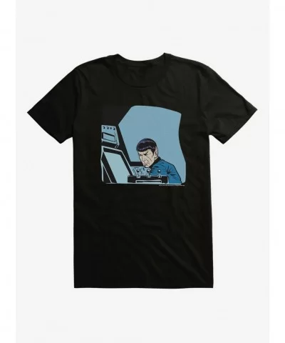 Crazy Deals Star Trek Spock Control Room T-Shirt $8.60 T-Shirts
