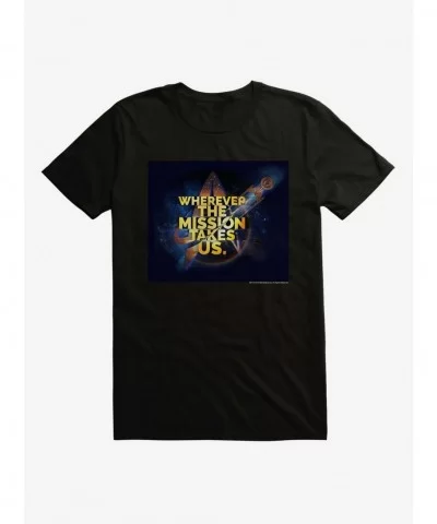 Bestselling Star Trek: Discovery Wherever The Mission Takes Us T-Shirt $9.18 T-Shirts