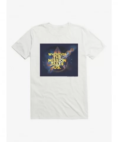 Bestselling Star Trek: Discovery Wherever The Mission Takes Us T-Shirt $9.18 T-Shirts