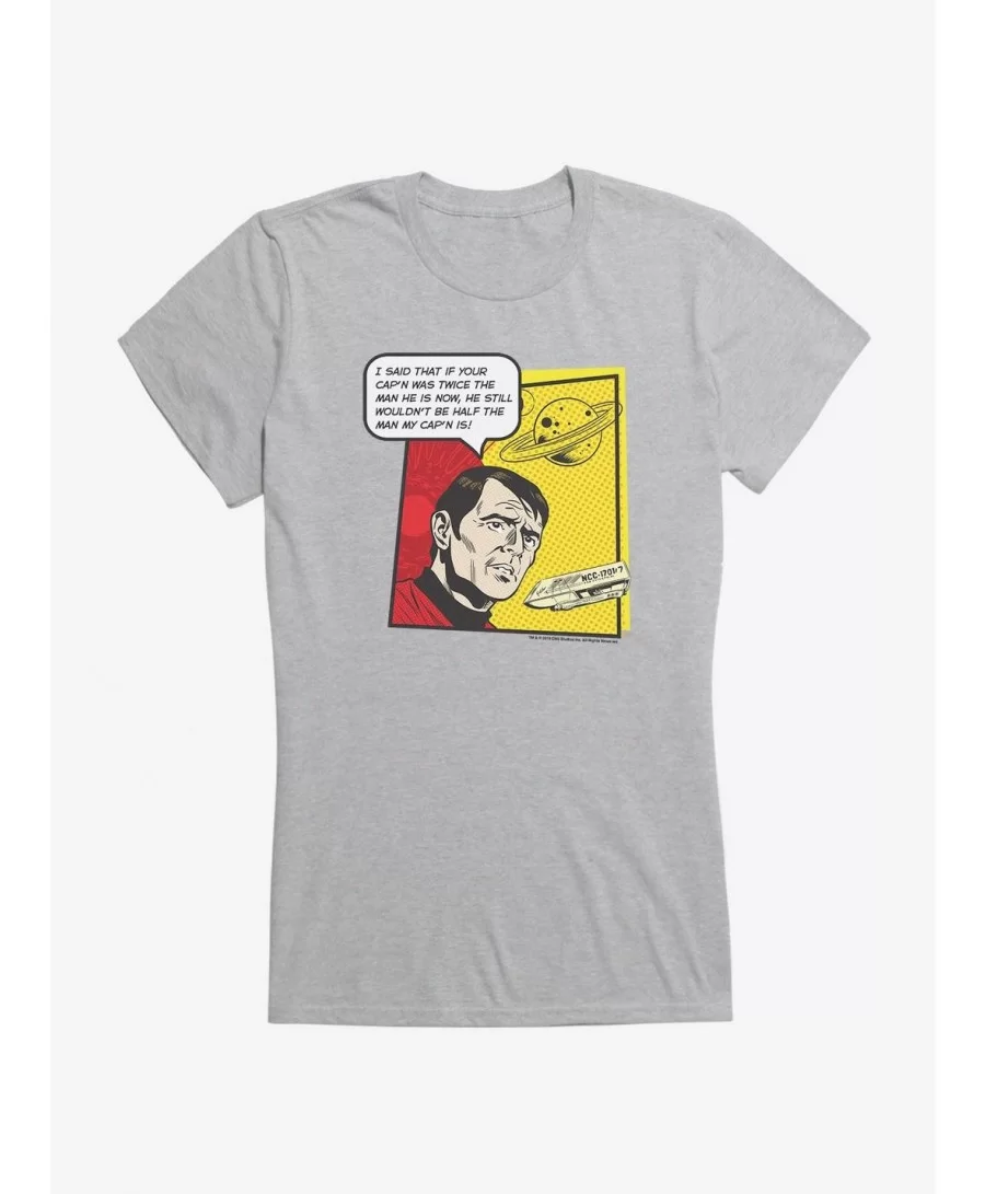 Discount Sale Star Trek Scotty Comic Girls T-Shirt $6.57 T-Shirts