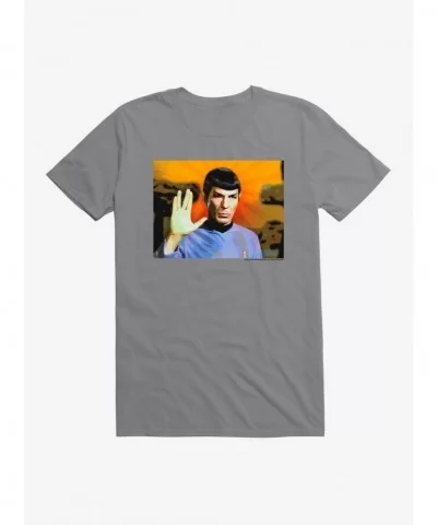 Absolute Discount Star Trek Spock Live Long And Prosper T-Shirt $9.56 T-Shirts