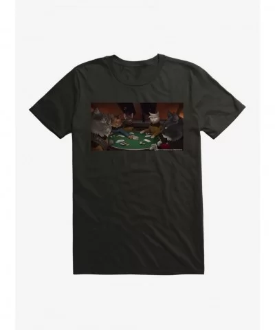 Unique Star Trek TNG Cats Crew Poker Game T-Shirt $9.56 T-Shirts