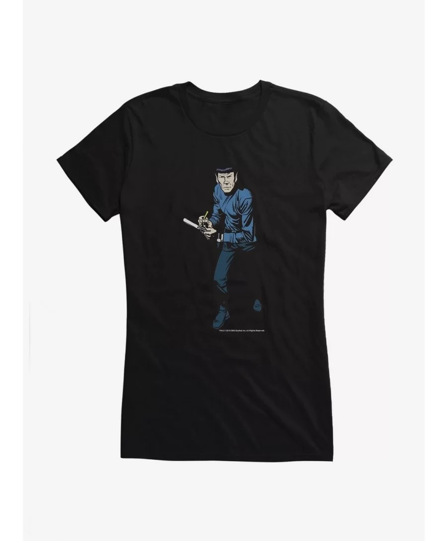 Cheap Sale Star Trek Spock Notes Girls T-Shirt $7.17 T-Shirts
