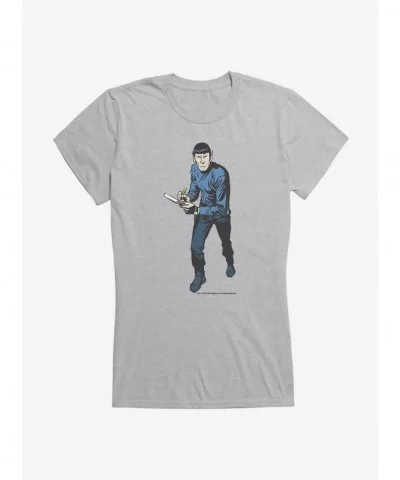 Cheap Sale Star Trek Spock Notes Girls T-Shirt $7.17 T-Shirts