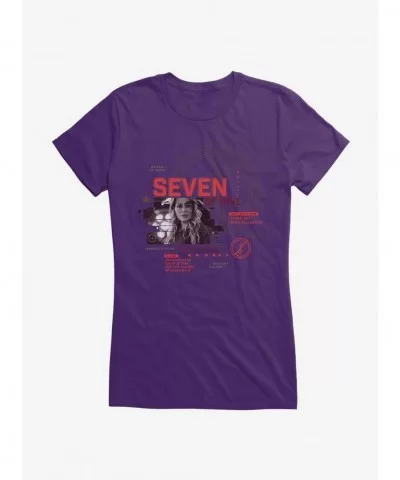 Clearance Star Trek: Picard About Seven Of Nine Girls T-Shirt $6.77 T-Shirts