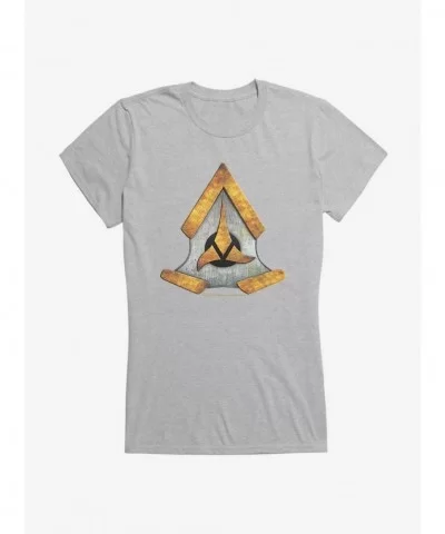 Value Item Star Trek Klingon Plate Girls T-Shirt $7.97 T-Shirts