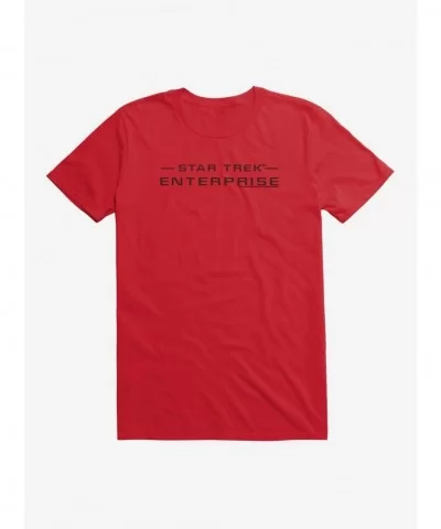 Clearance Star Trek Enterprise Logo T-Shirt $7.65 T-Shirts