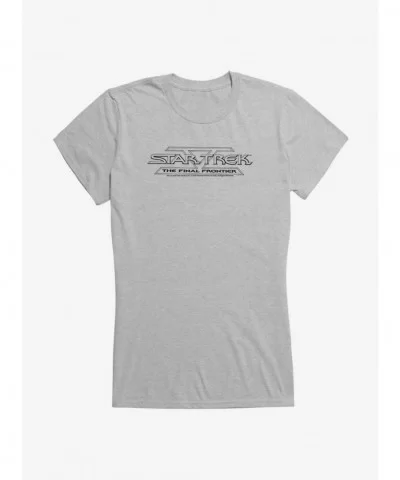 Fashion Star Trek The Final Frontier Title Girls T-Shirt $6.97 T-Shirts