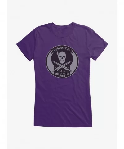 Bestselling Star Trek Property Of I.S.S. Enterprise Girls T-Shirt $8.37 T-Shirts